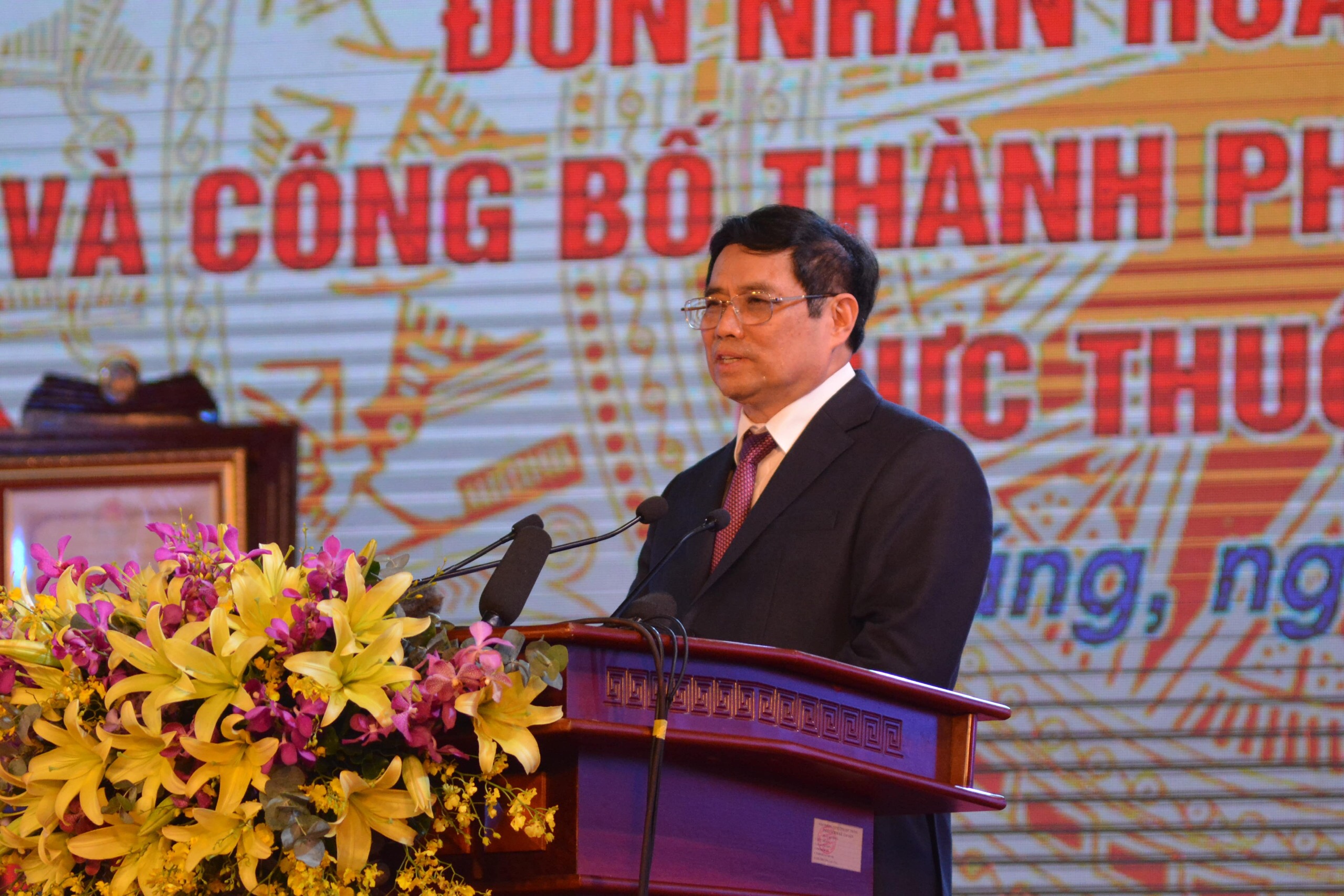 Thủ tướng Chính phủ Phạm Minh Chính phát biểu chỉ đạo tại lễ kỷ niệm.